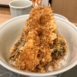 天一 - 料理写真:夏の味覚天丼  1210円(税込)