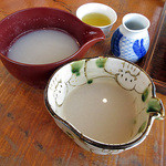 蕎麦 つづら - 蕎麦湯であります