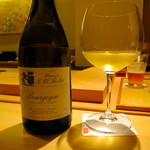 寿しの吉乃 - ブルゴーニュの白をボトルで♪