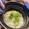 笠庵 賛否両論 - しらすと新生姜の炊き込みご飯
