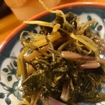 立ち呑み食堂 むしかり - 茎わさびしょうゆ漬け￥150