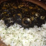 カッチャトーレ - ヤリイカ墨煮バターライス（1,280円）