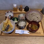 そば割烹 よいん - 天丼と蕎麦のセット　R8.8.4 