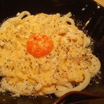 井出家 - カルボナーラうどん