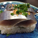 ふじ木 - うるめいわしの〆寿司