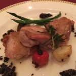 マゼランズ - 2015/04 ＜アントレ＞ 銘柄鶏のポワレ、タプナードソース