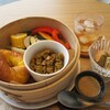 漢茶日和 tonoe - 季節の野菜と和漢薬膳キーマカレー800円＋選べる漢茶100円＋ミニシフォンケーキ100円
