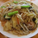 大阪王将 - 料理写真:海鮮皿うどん