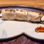 温石 - 2026.8 うなぎの包み焼き（山椒と牛蒡入り）自家製豆板醤添え