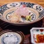 温石 - 2026.8 焼津産ハタ炙り 本わさび 茗荷 塩 醤油