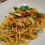 YAICHIRO - 桜エビと黒鯛、ズッキーニのオイルソース