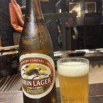 囲炉裏 吟 - キリンラガービールありました♪