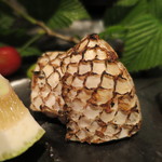 大どころ - 鯛の腹身の炙りアップ