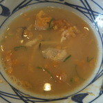 丸亀製麺 - 最後にかけうどんのダシでご馳走様でした(2015.4.29)