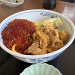 もりや商店 - ニ色丼　　うにいくら