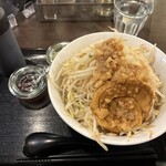 麺屋 柚木 - 料理写真:豚そばこってり　250g 野菜マシ