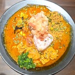3FLAVOR CURRY - カレー三種盛り（1,600円）
