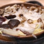 森の机 - 小鍋。