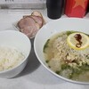 ラーメン星印 - 期間限定冷やし塩らぁ麺＋3枚チャーシュー＋半ライス