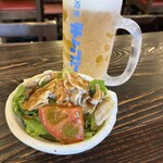 酒場 たこ焼ギャング - ビールとお通し