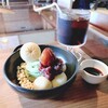 甘味処 てまり - 白玉パフェ・アイスコーヒー