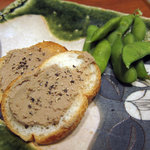 あんぷく - 鶏白レバーのパテ　茶豆の盛り合わせ