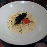 あんぷく - 小海老と烏賊の海鮮明太子クリームうどん