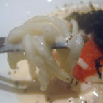 あんぷく - 小海老と烏賊の海鮮明太子クリームうどん