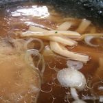 佐野SA・下り フードコート - 朝ラーメンセットのラーメン