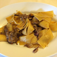 Ristorante IL FIGO INGORDO - パッパルデッレ 牛テール赤ワイン煮 パノッキオ