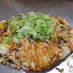 お好み焼き いけだ - 尾道焼き　ねぎのせ