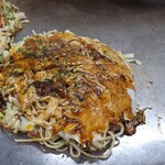 お好み焼き いけだ - 豚玉＋あさり