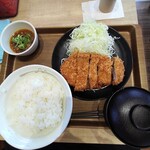 松のや - 料理写真:ダブル鬼おろしポン酢ロースかつ定食