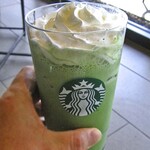 スターバックスコーヒー - ドリンク写真:抹茶ティーラテ（アイス・グランデ・ホイップ追加）