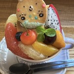 あおくまカフェ - 料理写真:くま太郎のプリンパフェ