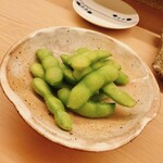 割烹 白鷹 - 安佐南区の佐東町産の枝豆。綾瀬はるかさんの地元です。お兄さんが農業をされているとか？