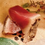 割烹 白鷹 - 鰹は流石に瀬戸内では揚がらず、長崎から引きました