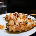 鳥喜 - 特製味噌漬けの鳥皮