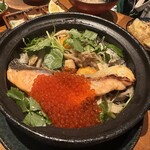 鶏と魚と炭火焼き 燈 - 