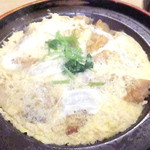 御食事の店　海月 - カツとじ定食　１２８０円　カツとじ　【　２０１５年４月　】