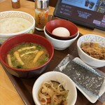 すき家 - 料理写真:牛たま朝食ミニ 400円