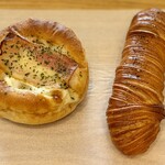 ゴントラン シェリエ - 卵とベーコンのディジョンマスタード
            ルレ・ソーセージ