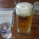 かどや - 2014/10/06/ 12:10訪問　生ビール