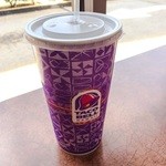 Taco Bell - セットのコカコーラゼロ　でかいね^^;