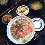 だるま食堂 - ねぎとろ定食500円