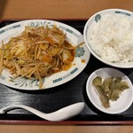日高屋 - 料理写真:バクダン炒め定食大盛930円