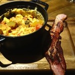 北参道 LA CAVE - ［２回目］ピペラド 厚切りベーコン添え(1100円)