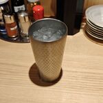 札幌 みその 一期一会 - ドリンク写真:まずは外の暑さで乾いた喉を水で潤します。