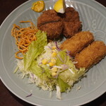 ひげ虎 - ヒレカツ、カニクリームコロッケ　1,530円