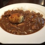 ニッキカフェ - ポークひき肉とマッシュルームとオニオン
丸ごと玉子を煮込んだポークキーマ・カレー